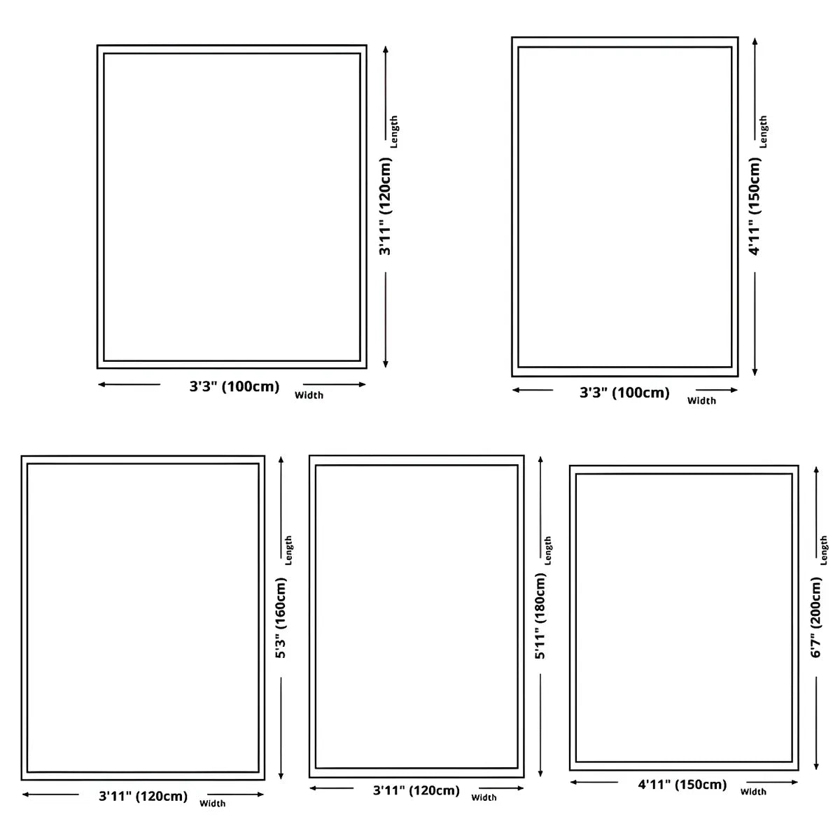 Christmas Candle Printed Polyester Rectangle Area Rug