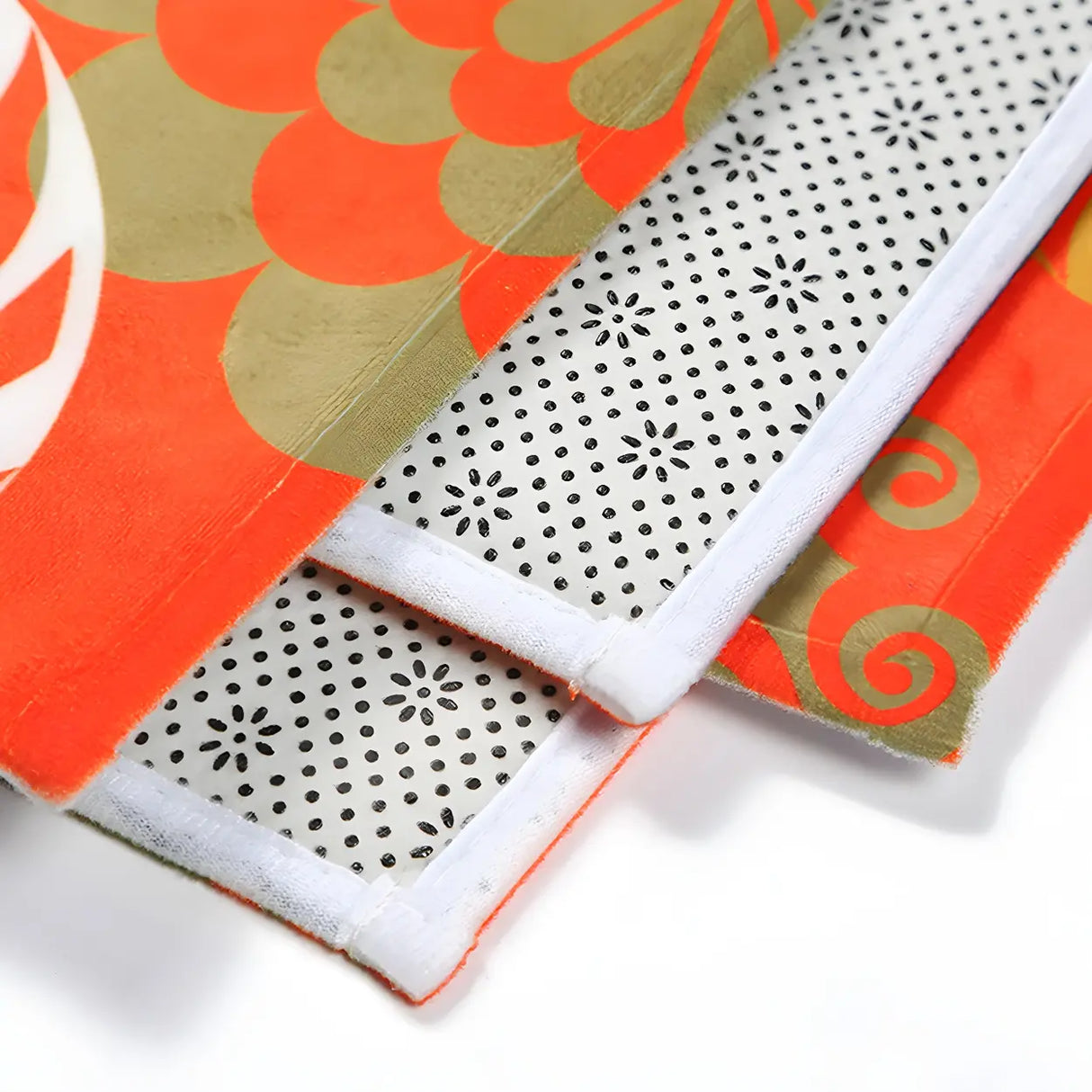 Christmas Candle Printed Polyester Rectangle Area Rug Image - 7