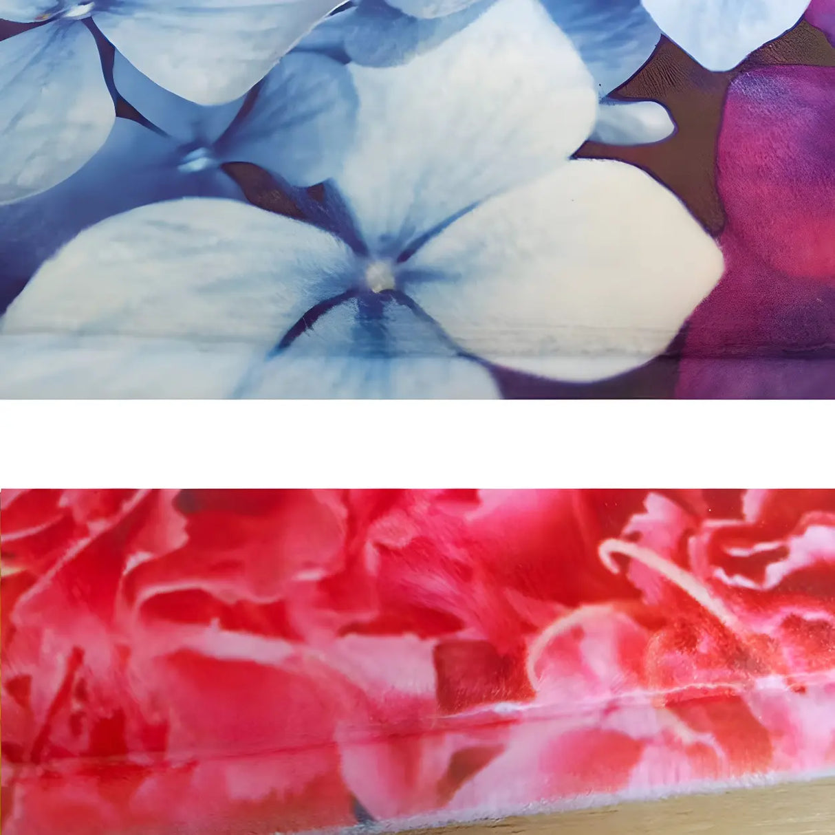 Christmas Candle Printed Polyester Rectangle Area Rug Image - 8