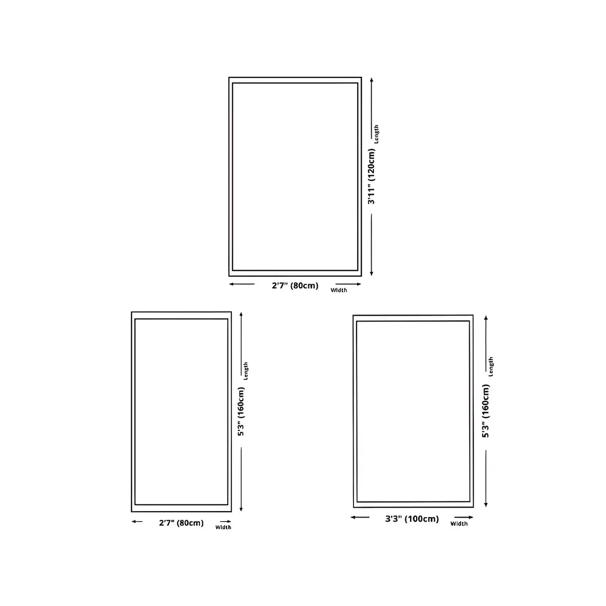 Christmas Rectangular Fabric Multicolor Area Rug