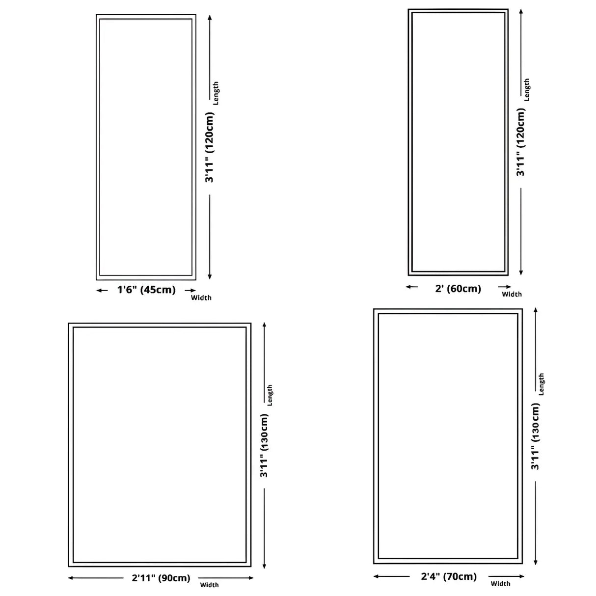 Christmas Wreath Polyester Anti-Slip Backing Area Rug Image - 7