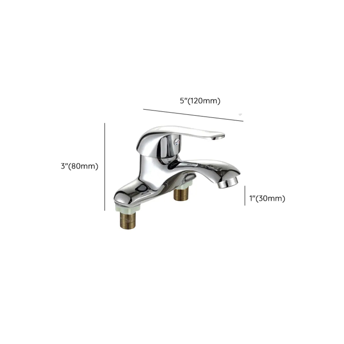 Chrome Metal Low Arc Vessel Sink Faucets with Handle Image - 11