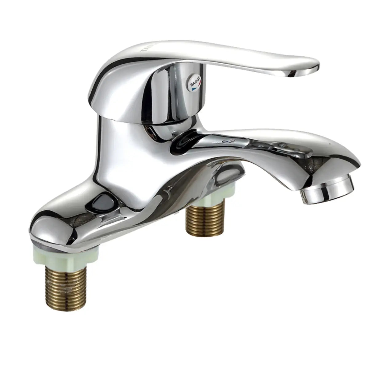Chrome Metal Low Arc Vessel Sink Faucets with Handle Image - 3