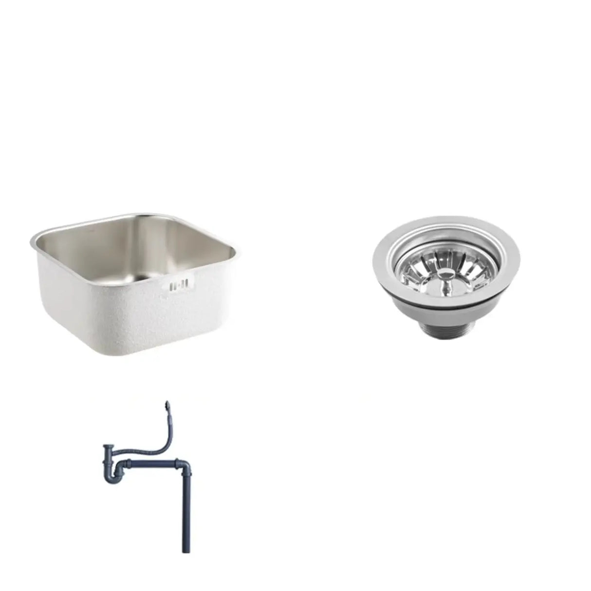 Circular Scratch Resistant Stainless Steel Drop-In Sink Image - 3