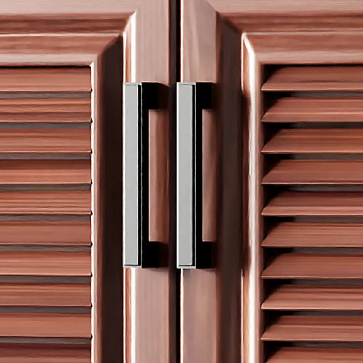 Claasic Wooden Shoe Storage Cabinet Hallway Brown 3 Doors Image - 16