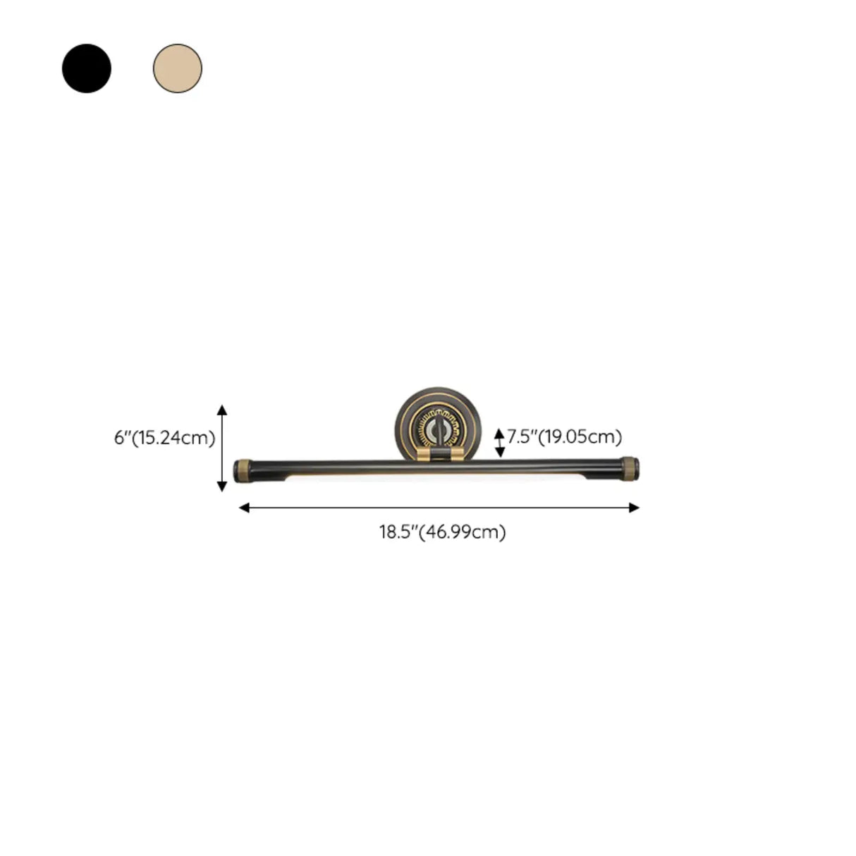 Classic Adjustable Bronze Bathroom Vanity Light