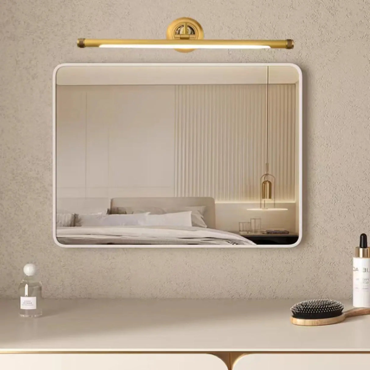 Classic Adjustable Bronze Bathroom Vanity Light Image - 6