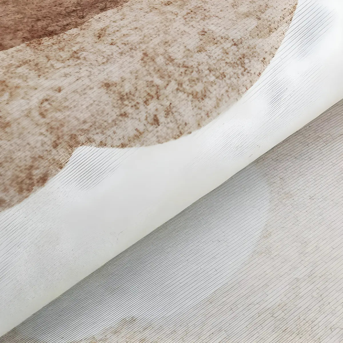 Classic Floral Rectangle Polyester Yellow Area Rug Image - 4