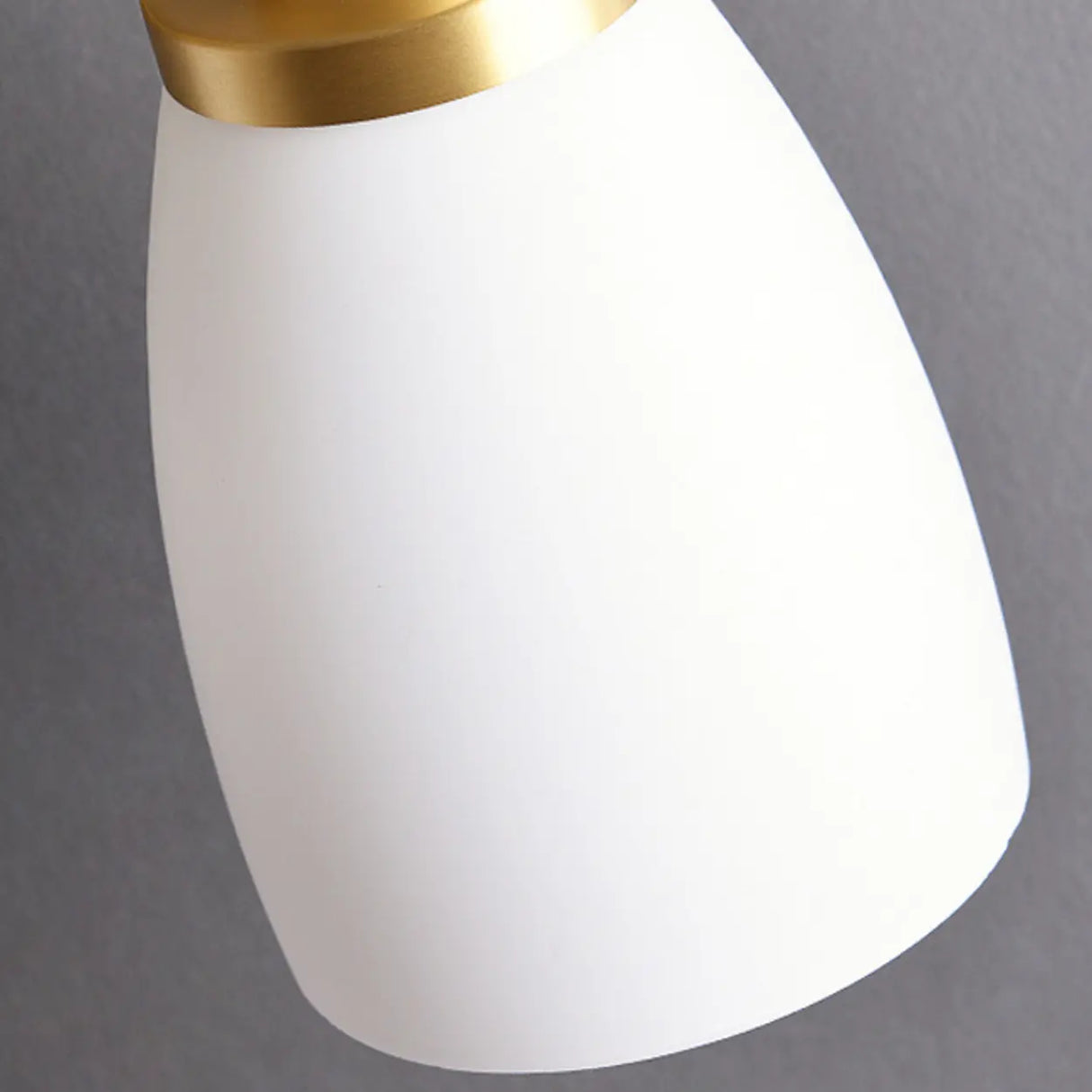 Classic Gold and Frosted Glass Vanity Light Image - 11