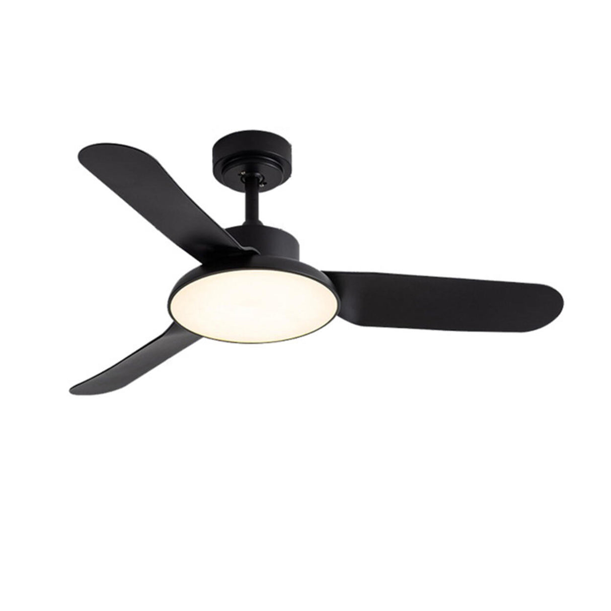 Classic Living Room 3 Blade Wood Ceiling Fan with Light Image - 6