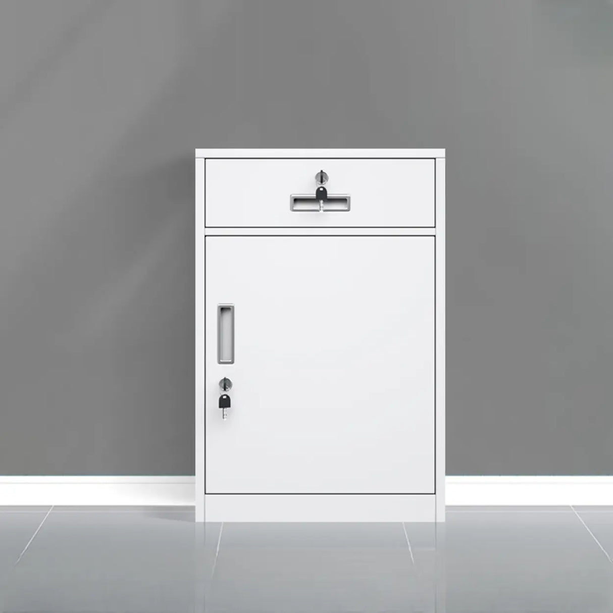 Classic Lockable Drawers Vertical Metal Filing Cabinet Image - 13