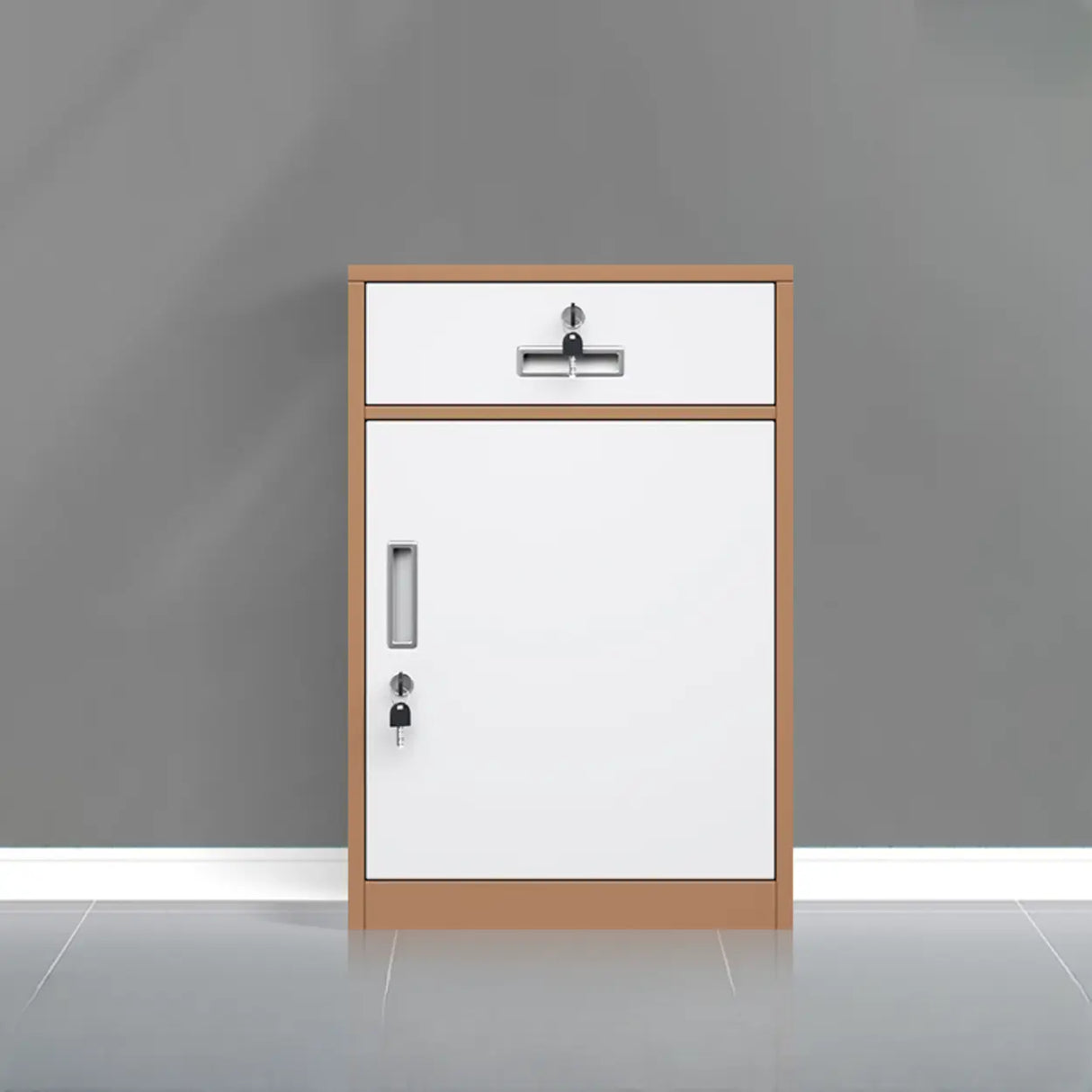 Classic Lockable Drawers Vertical Metal Filing Cabinet Image - 17