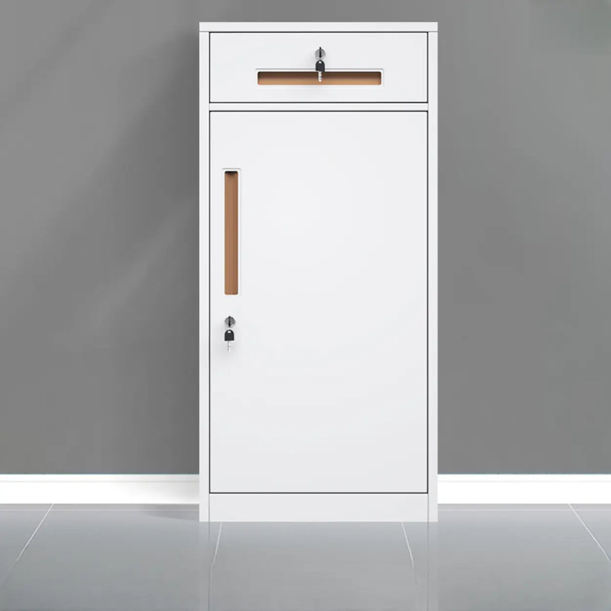 Classic Lockable Drawers Vertical Metal Filing Cabinet Image - 25