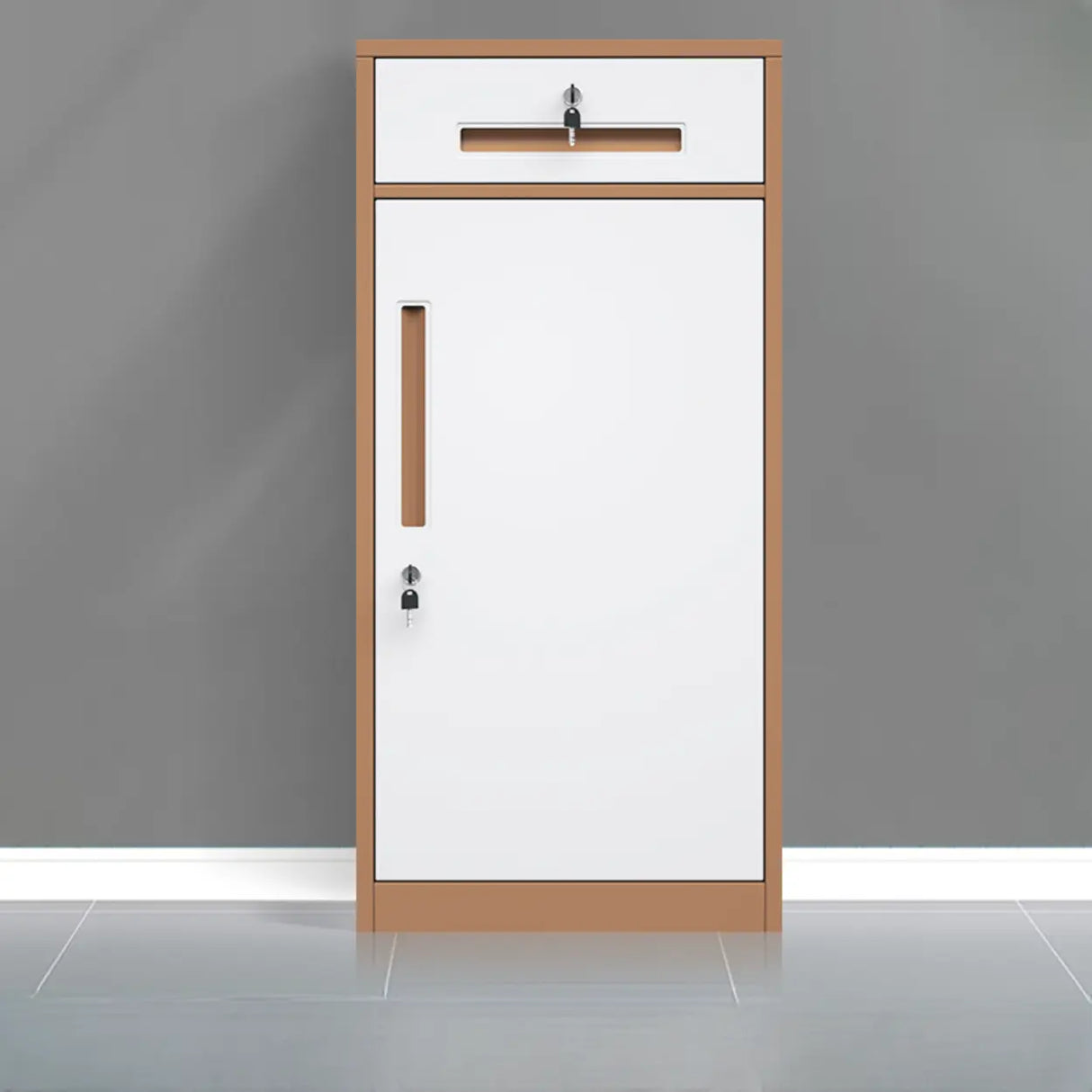 Classic Lockable Drawers Vertical Metal Filing Cabinet Image - 26