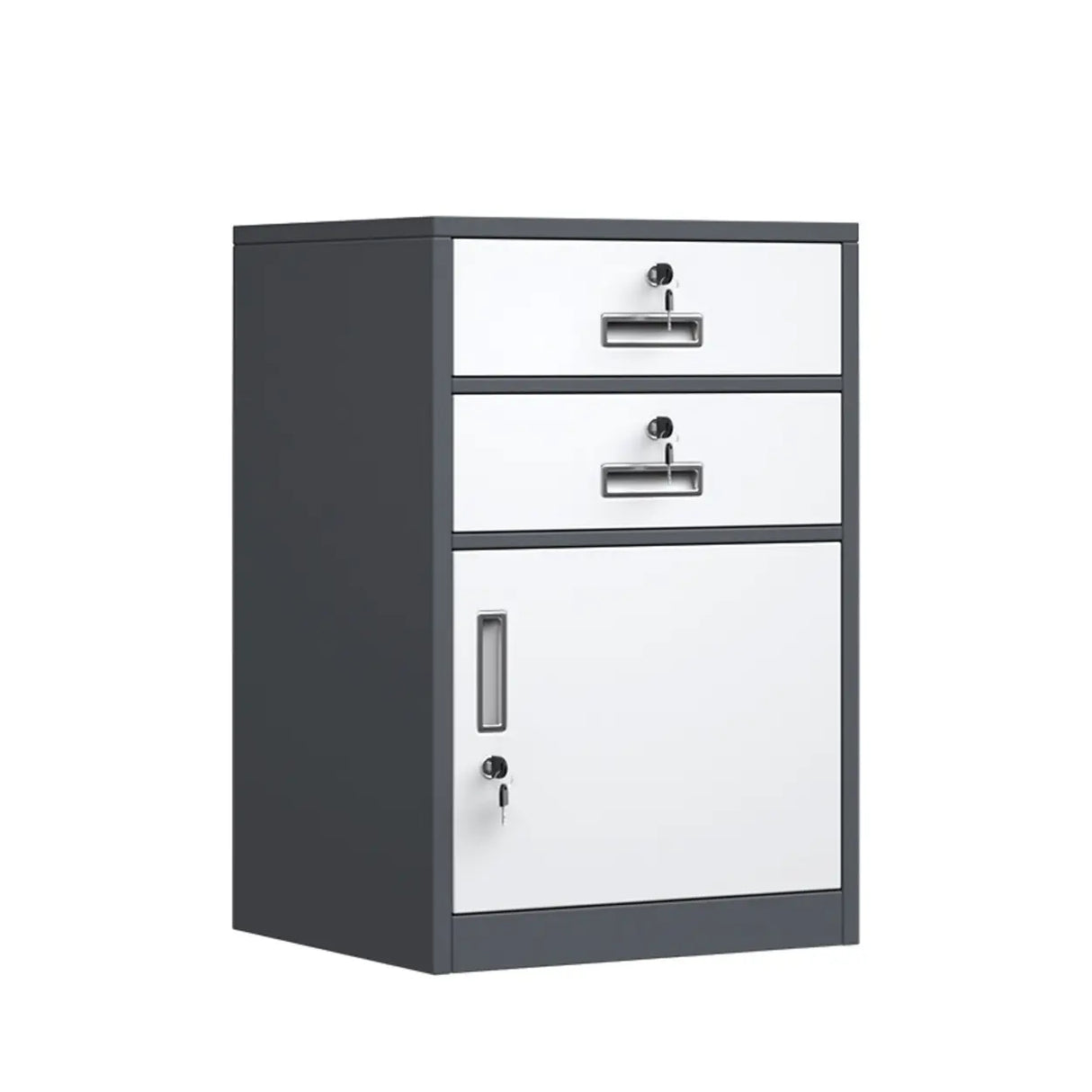 Classic Lockable Drawers Vertical Metal Filing Cabinet Image - 3