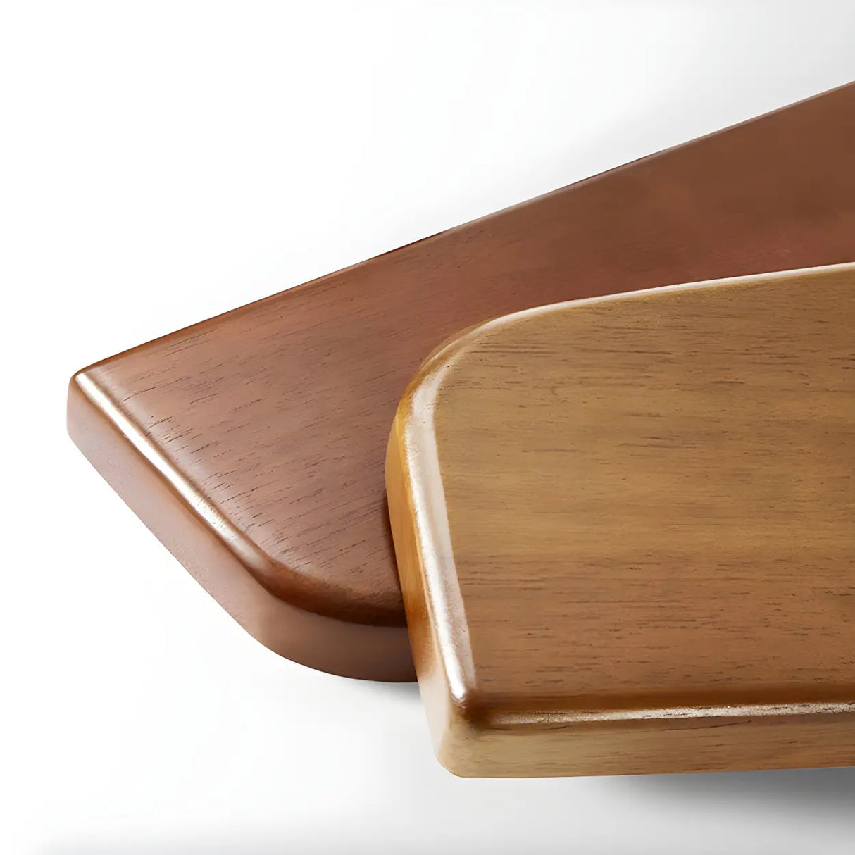 Classic Rubberwood Ladder Slat Back Dining Side Chair Image - 13