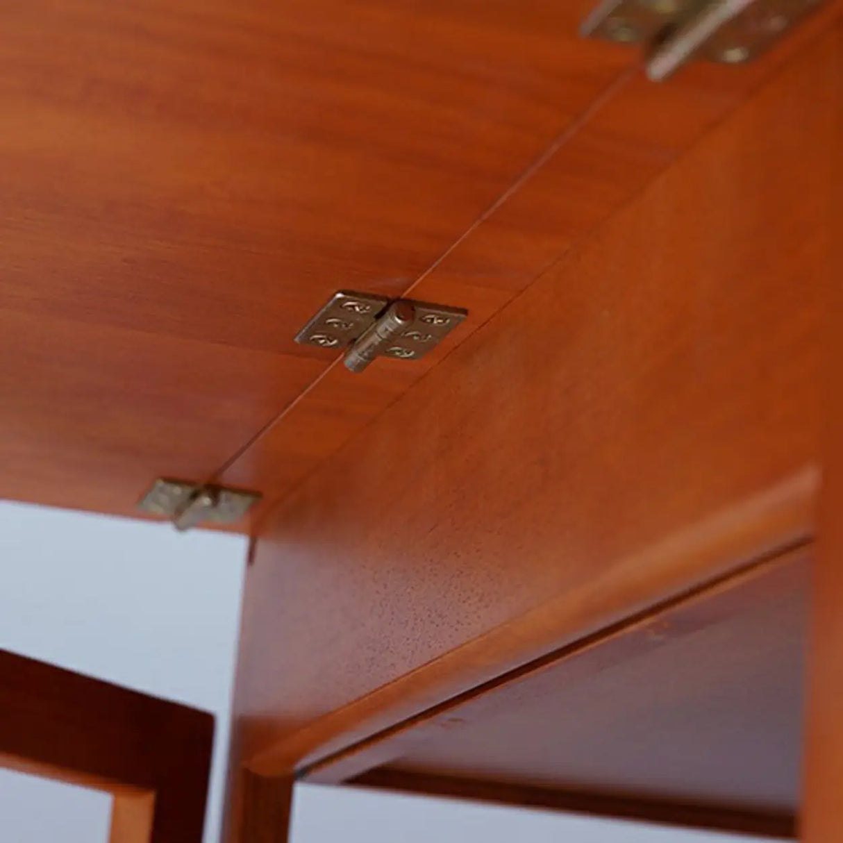 Classic Rubberwood Oval Folding Dining Table Brown Image - 11