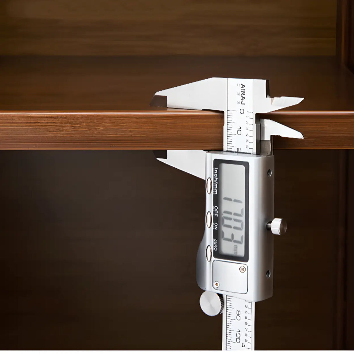 Classic Vertical Simple Walnut Glass Door Bookcase Image - 12