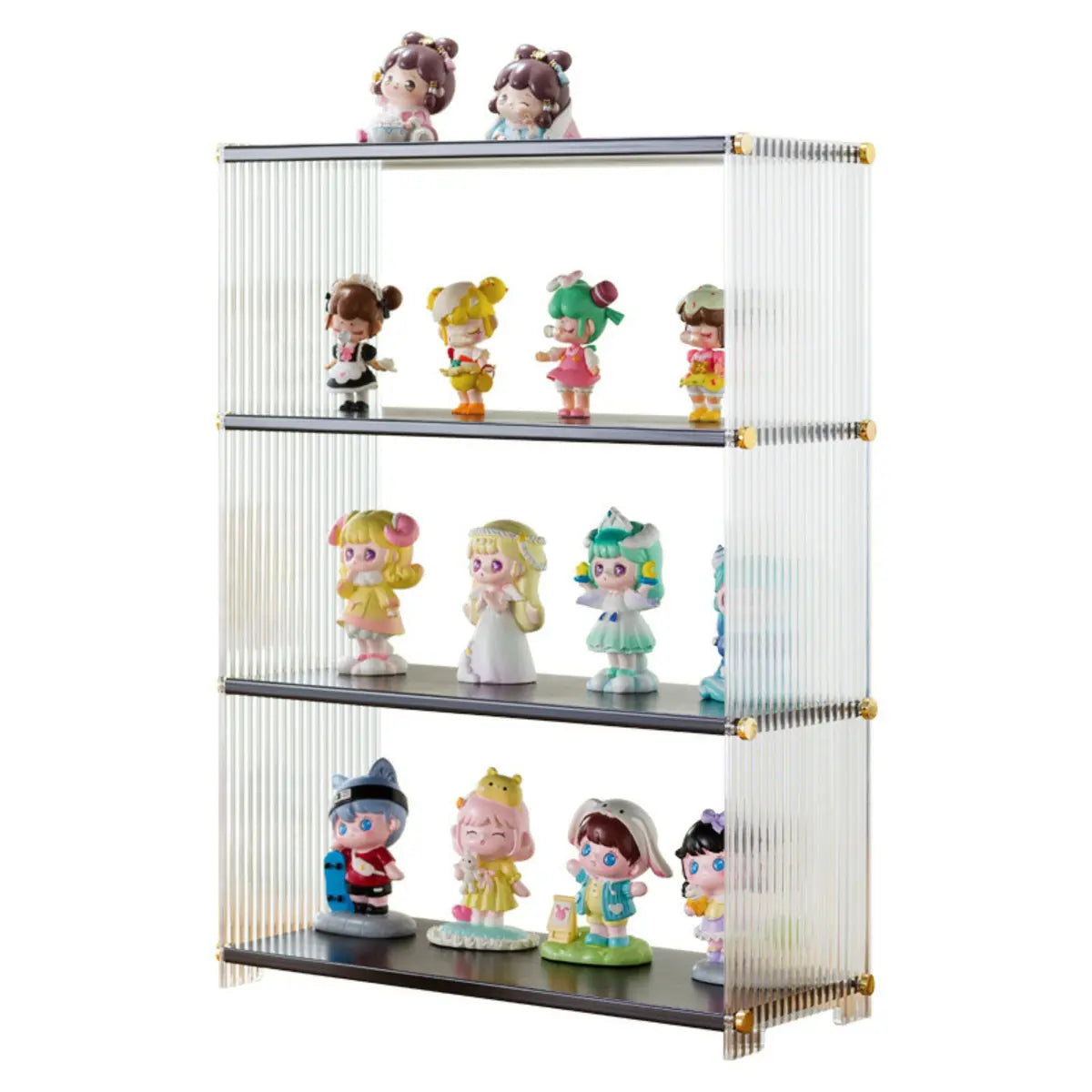 Clear Acrylic Stackable Figure Short Display Cabinet Image - 9