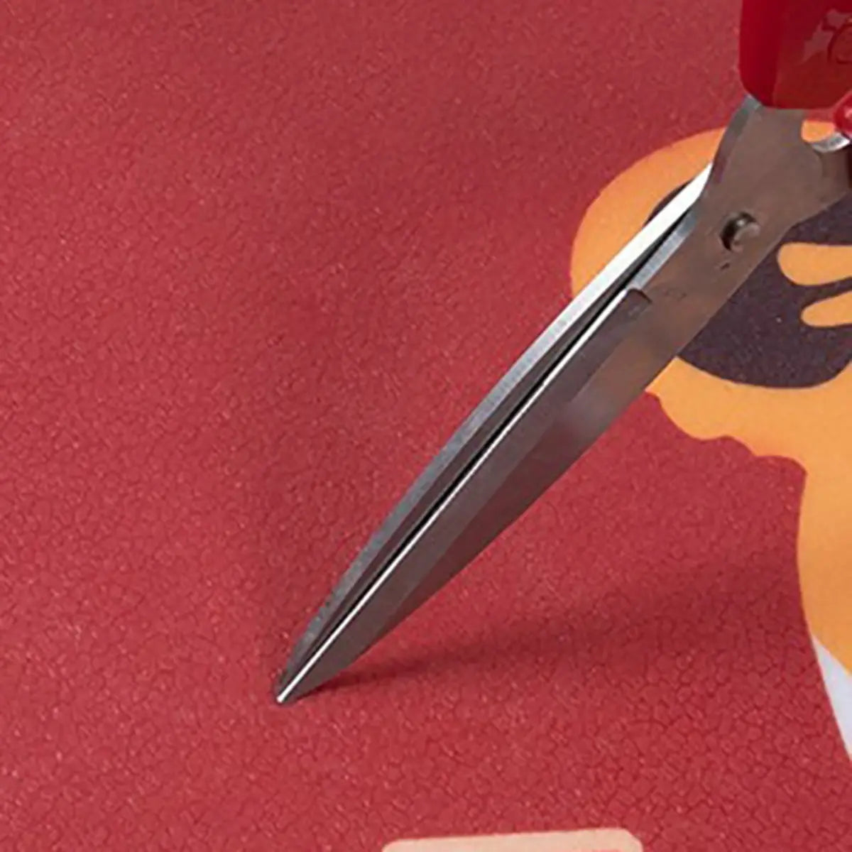 Color Blocks Modern Round Anti-Slip Vinyl Area Rug Image - 12