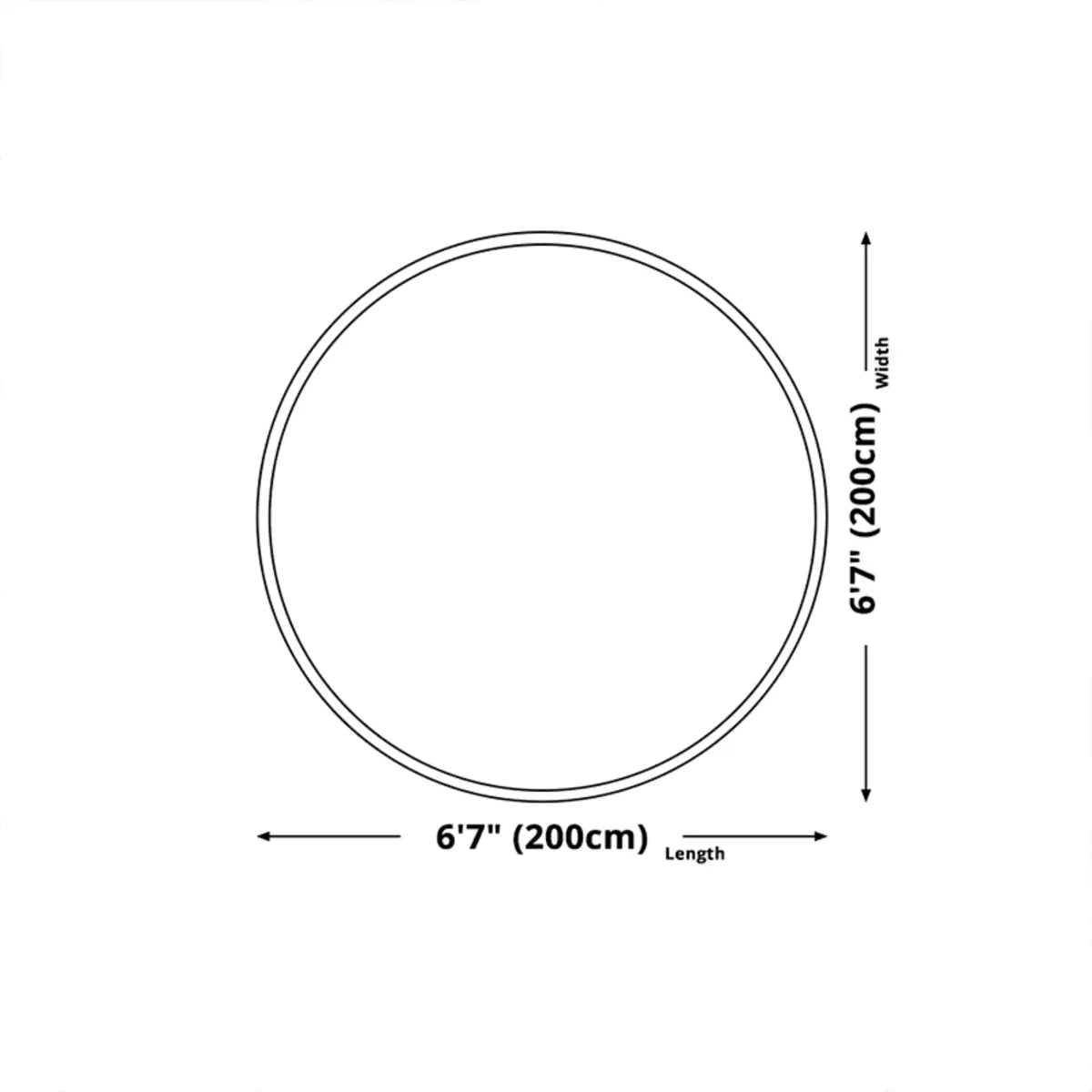 Color Blocks Modern Round Anti-Slip Vinyl Area Rug Image - 17