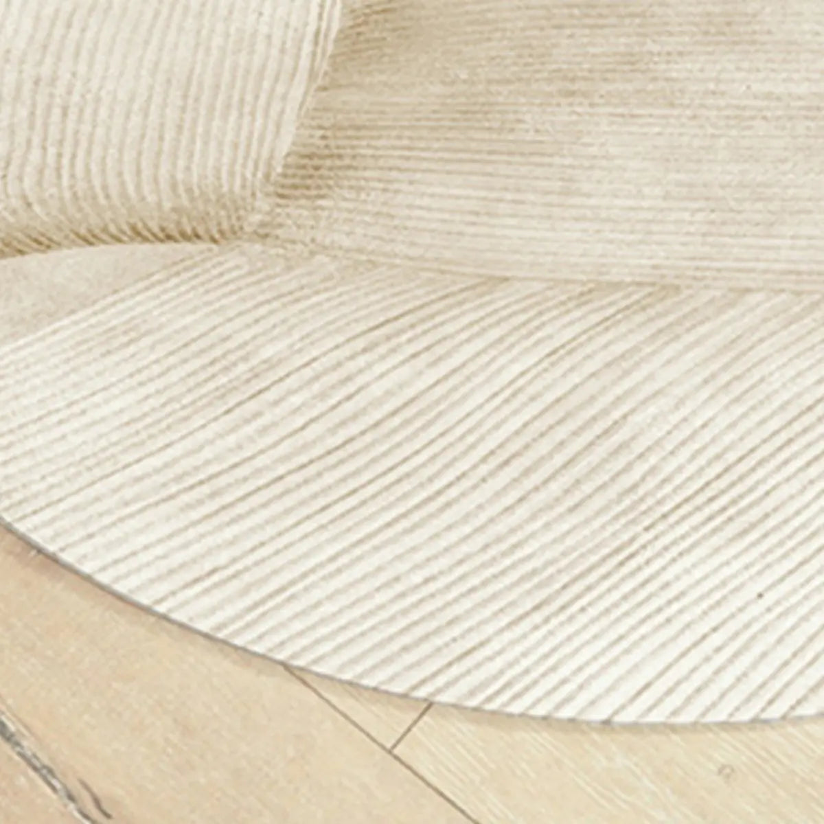 Color Blocks Modern Round Anti-Slip Vinyl Area Rug Image - 8