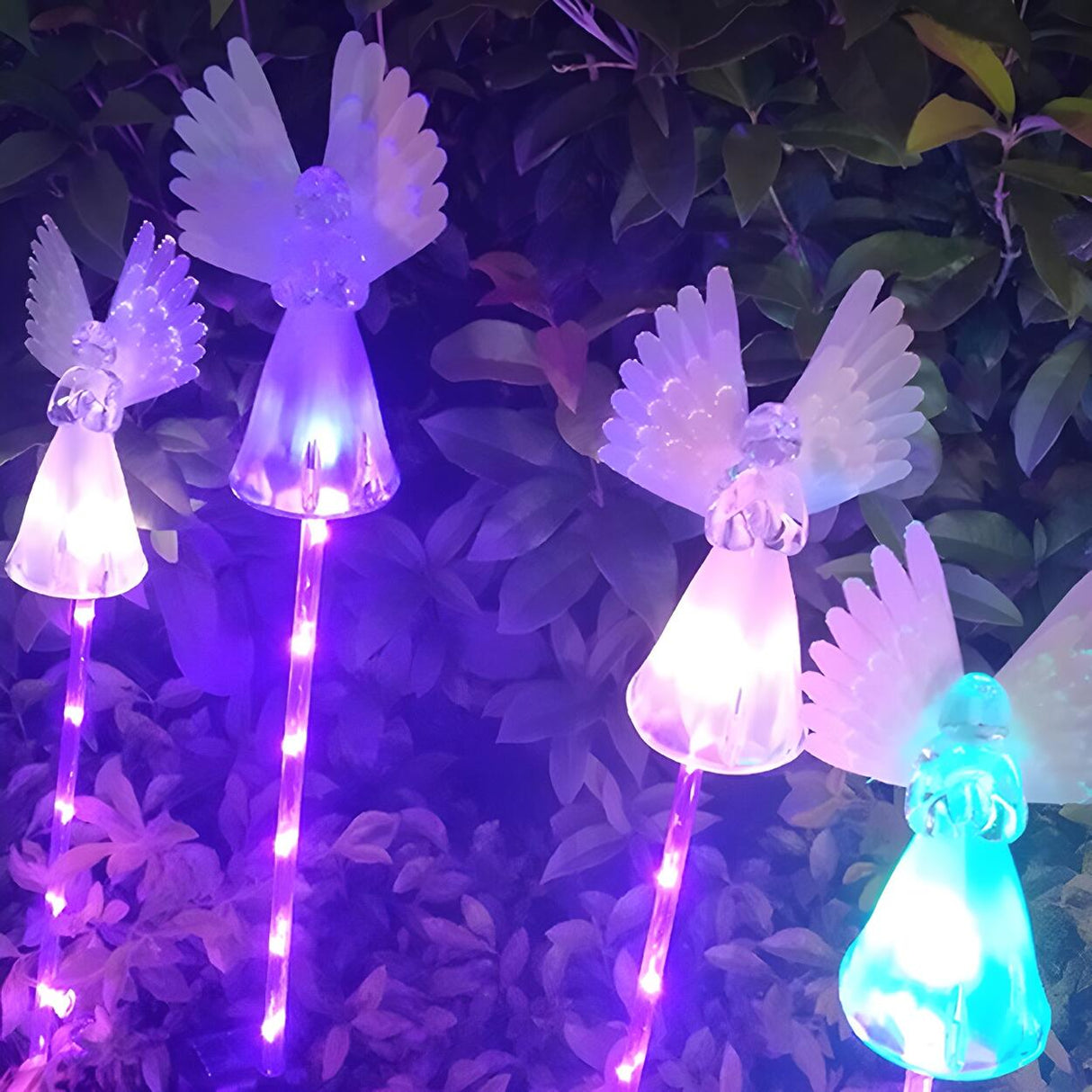 Colorful Angel Garden Decorative Landscape Lighting Image - 1