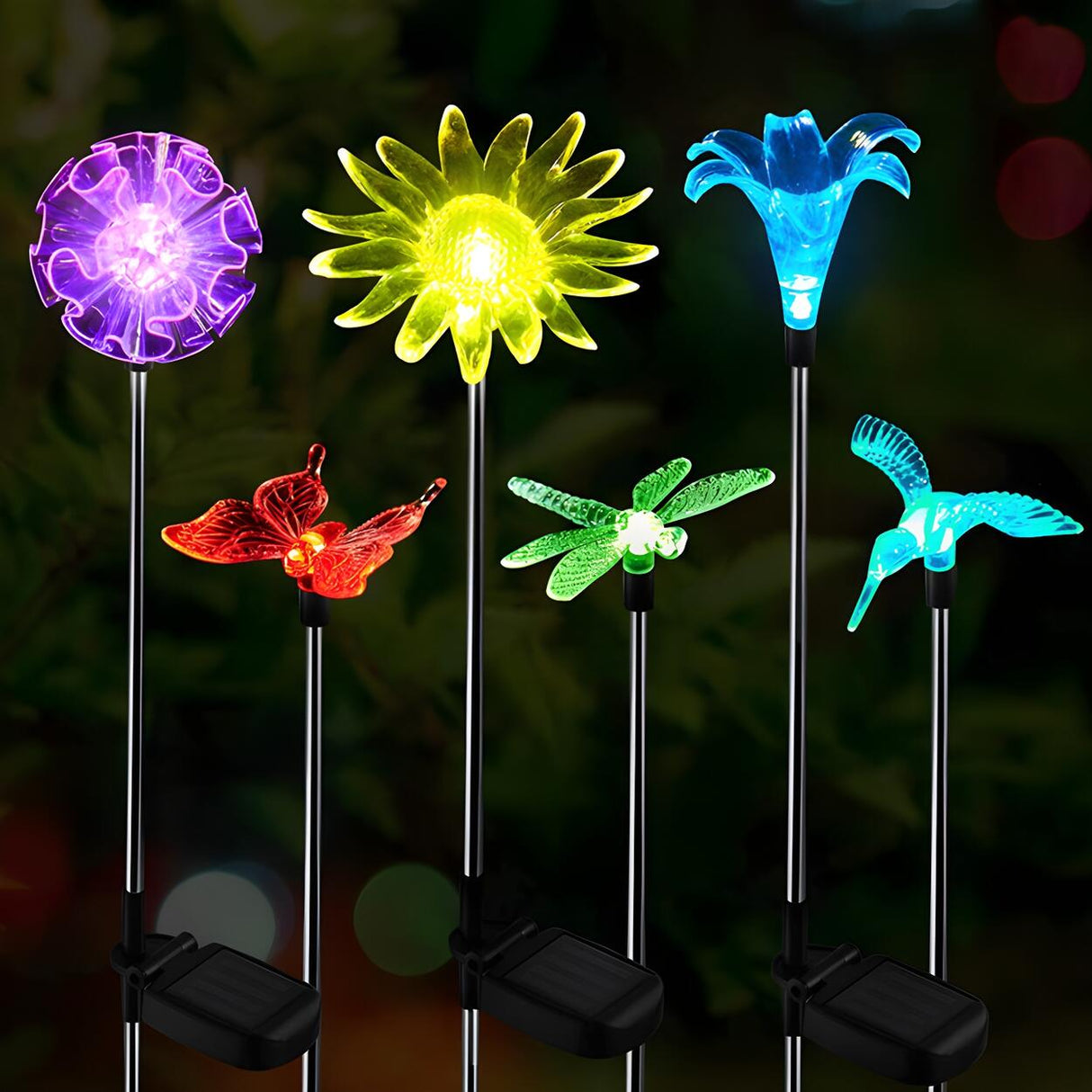 Colorful Angel Garden Decorative Landscape Lighting Image - 3