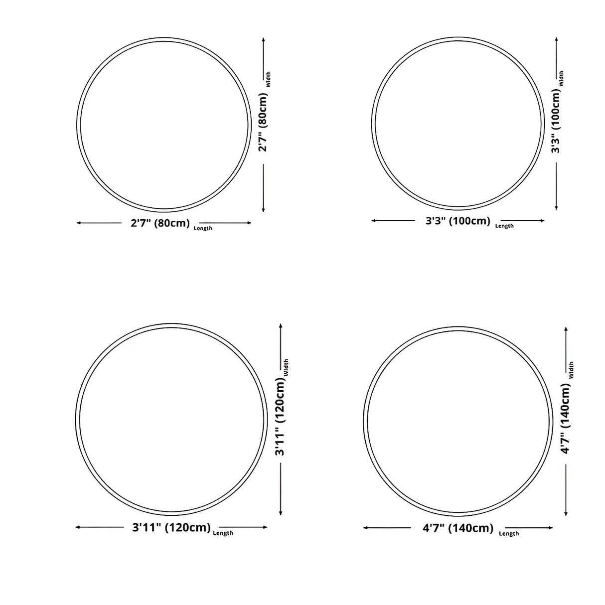 Colorful Contemporary Round Polyester Apricot Area Rug