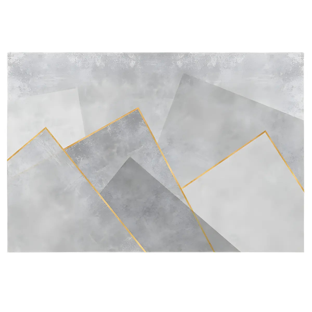 Colorful Geometric Rectangle Polyester Area Rug Image - 5