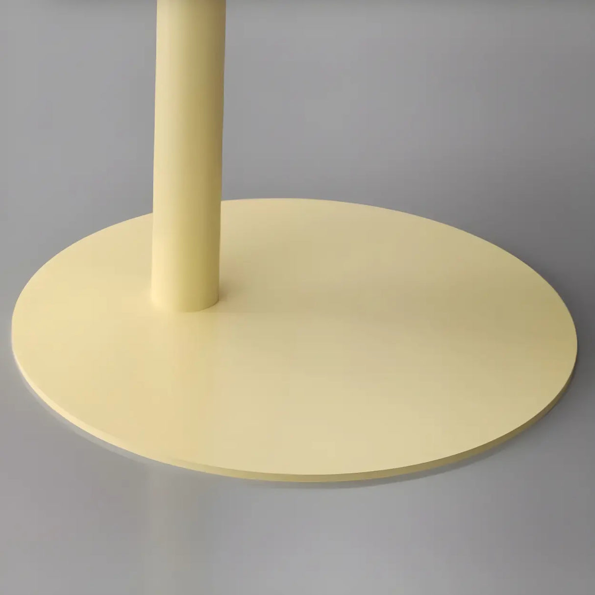 Colorful Round Metal C-Shaped Scandinavian Side Table Image - 17