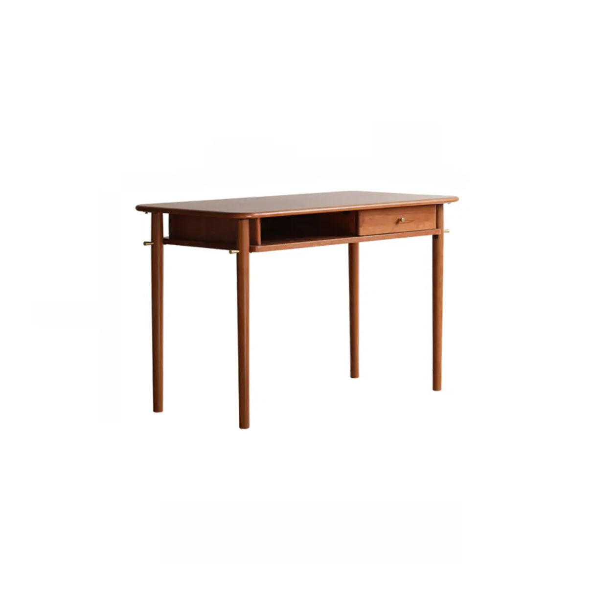Compact Cherry Wood Standard Auburn Writing Desk Image - 2