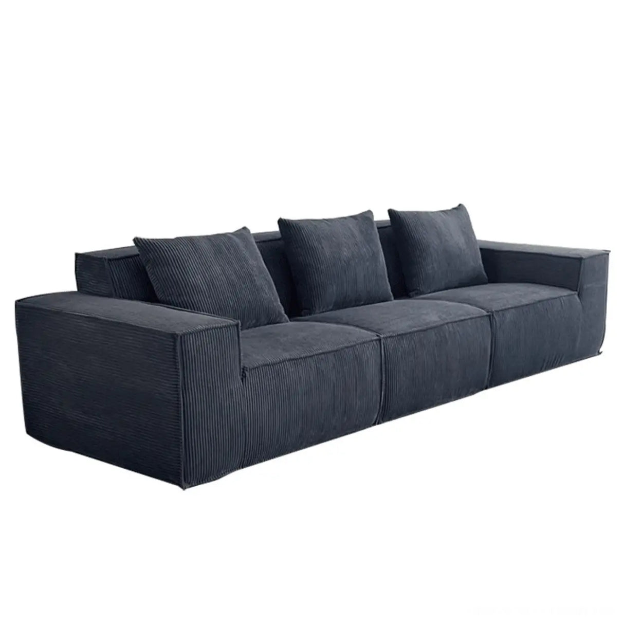 Modular Compressed Corduroy Sofa Set Image - 3