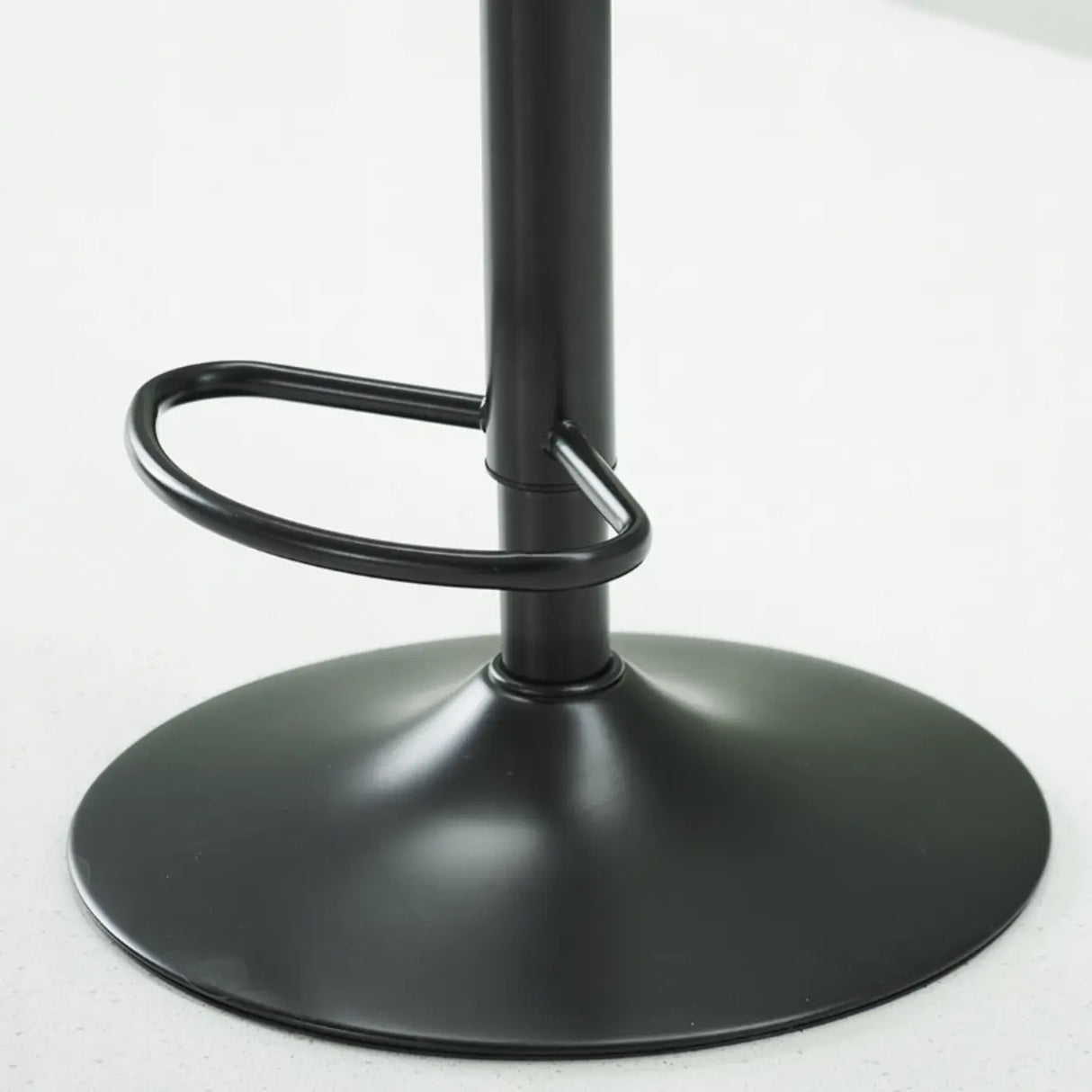 Concave Adjustable Height Swivel Acrylic Bar Stool Image - 12