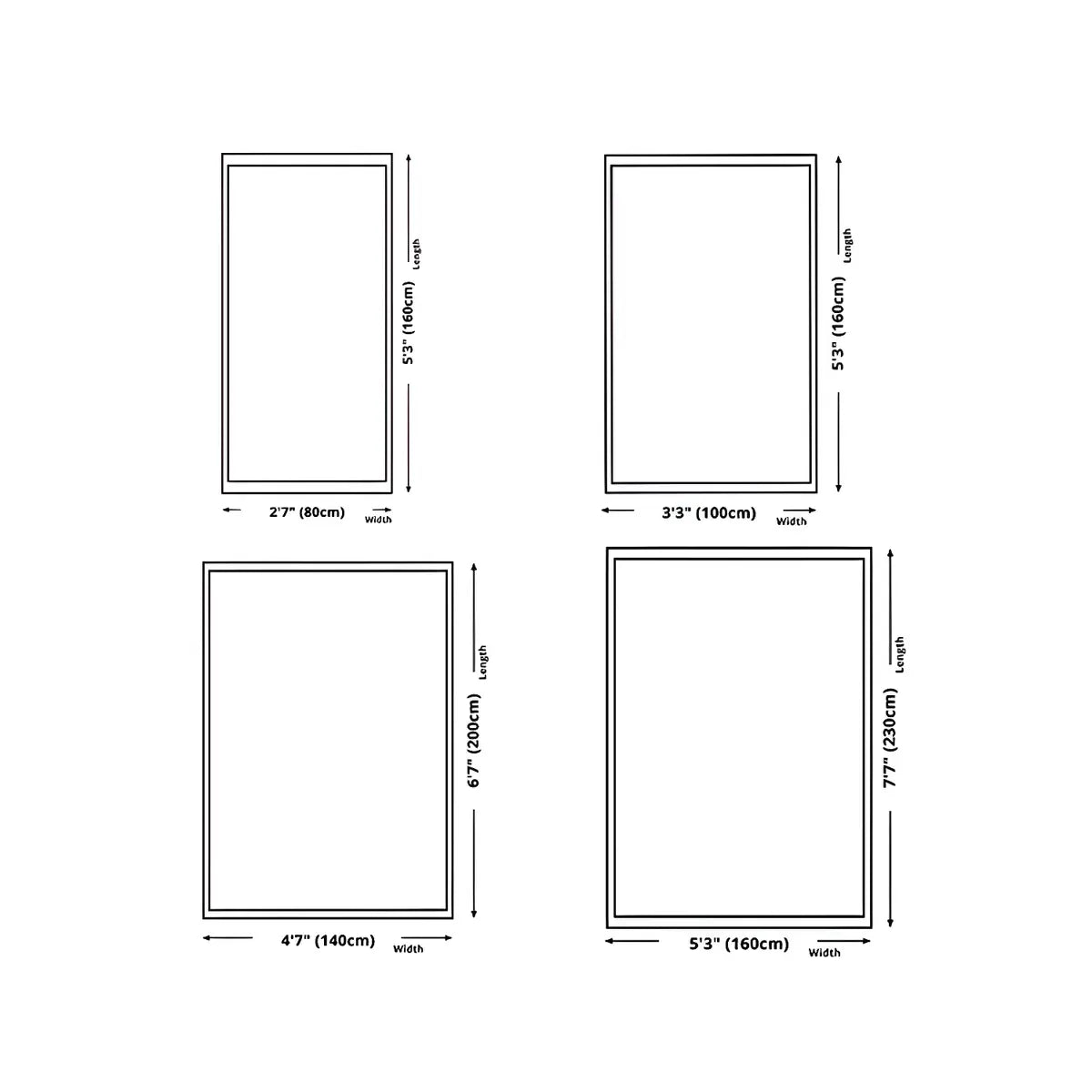 Contemporary Abstract Wool Cloud-Shaped Green Area Rug