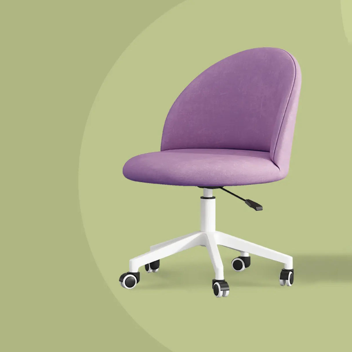 Contemporary Adjustable Ergonomic Upholstered Office Chair Image - 11