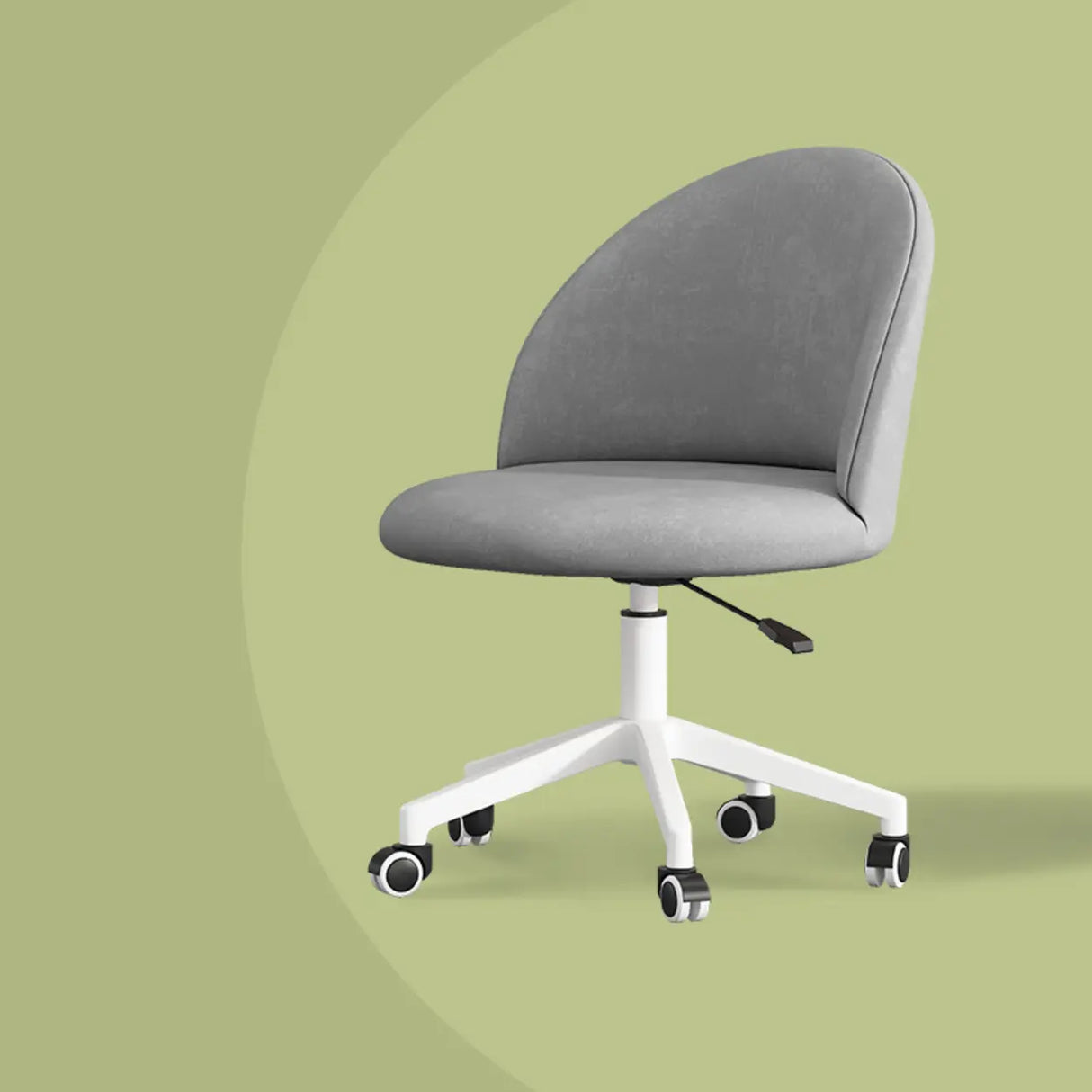 Contemporary Adjustable Ergonomic Upholstered Office Chair Image - 13