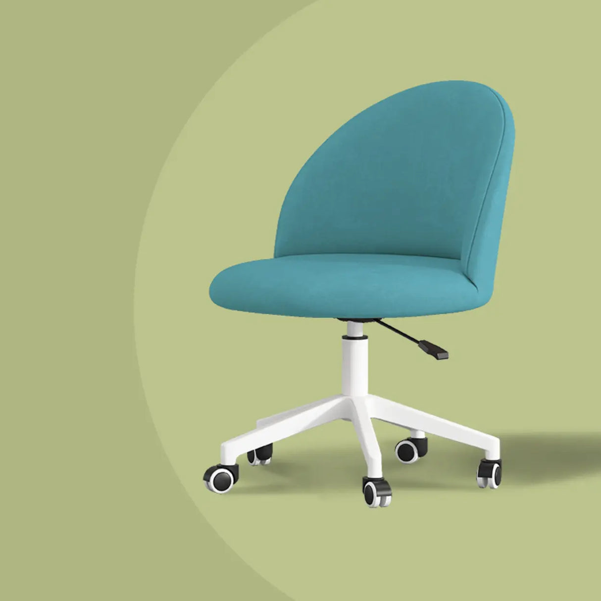 Contemporary Adjustable Ergonomic Upholstered Office Chair Image - 15