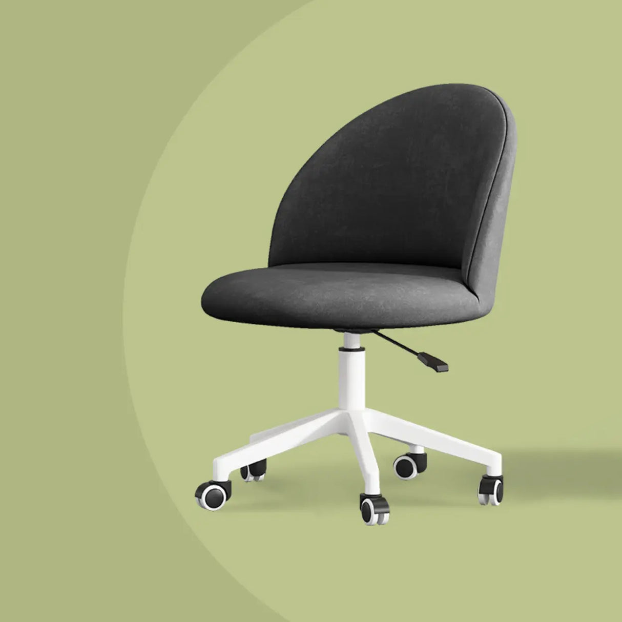 Contemporary Adjustable Ergonomic Upholstered Office Chair Image - 2