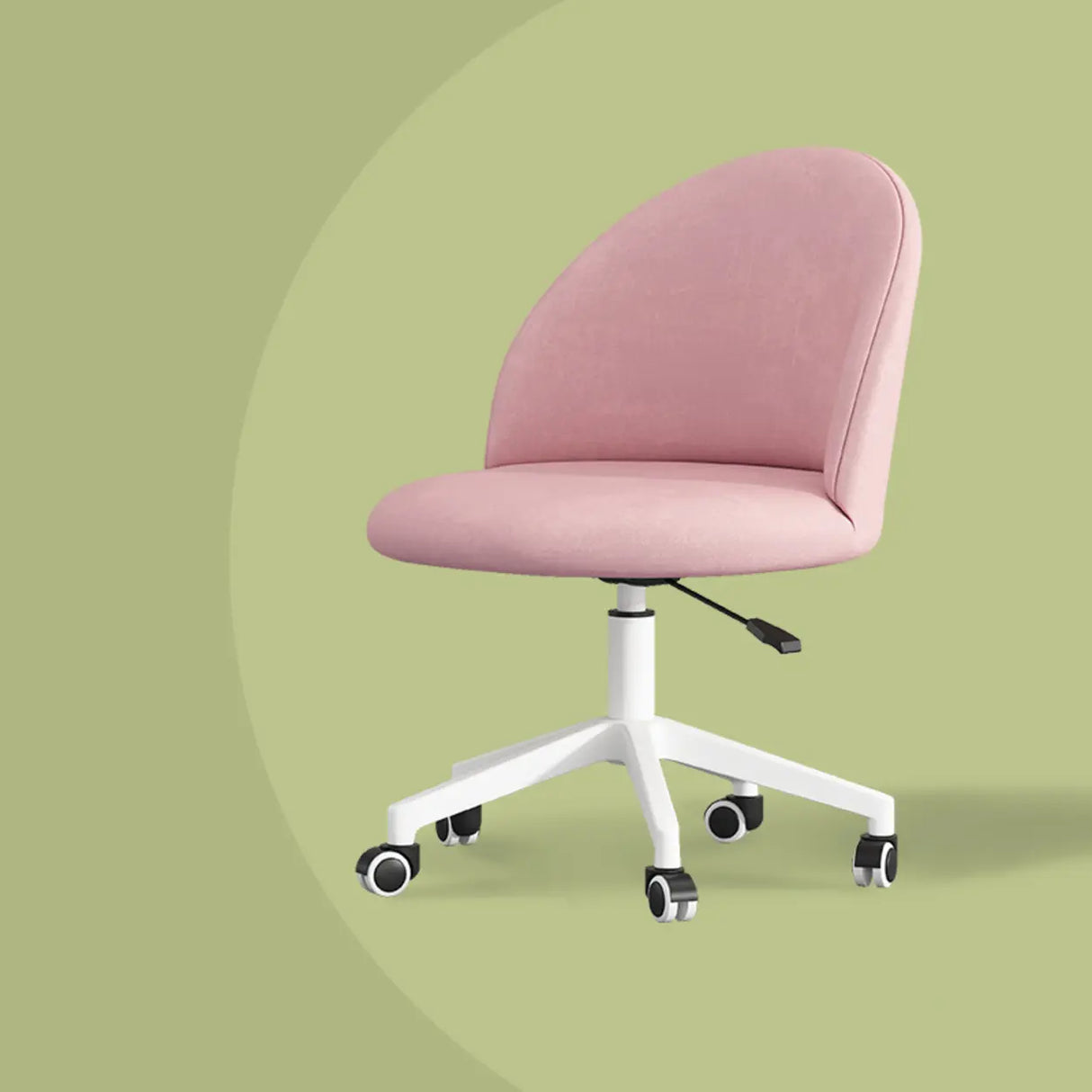 Contemporary Adjustable Ergonomic Upholstered Office Chair Image - 4