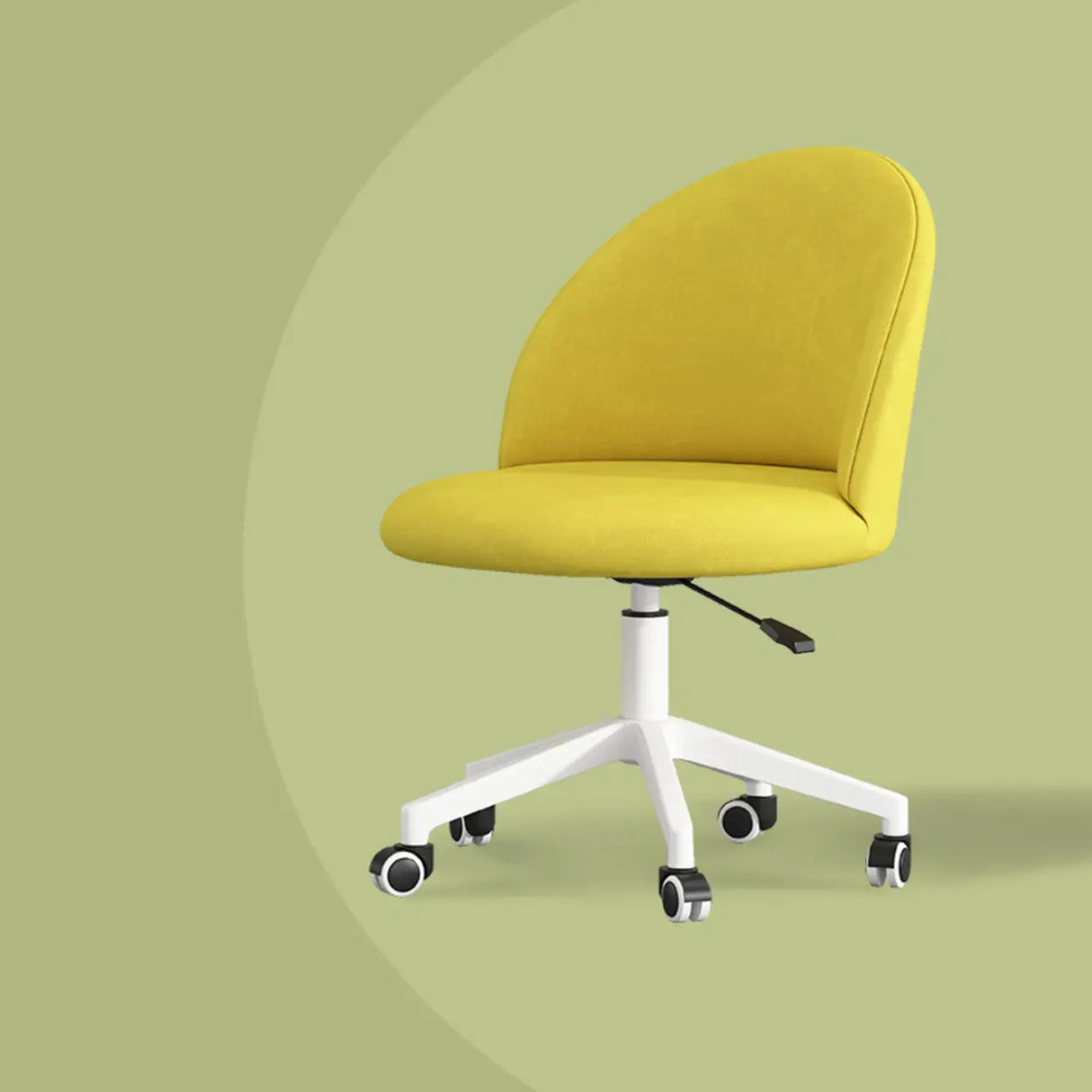 Contemporary Adjustable Ergonomic Upholstered Office Chair Image - 5