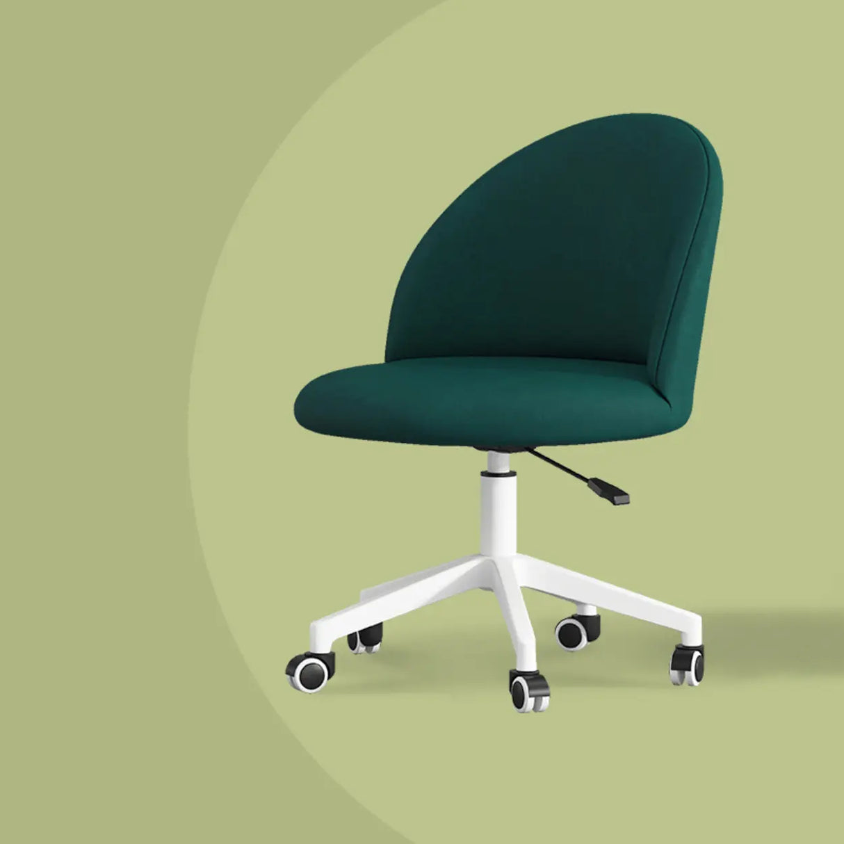 Contemporary Adjustable Ergonomic Upholstered Office Chair Image - 9