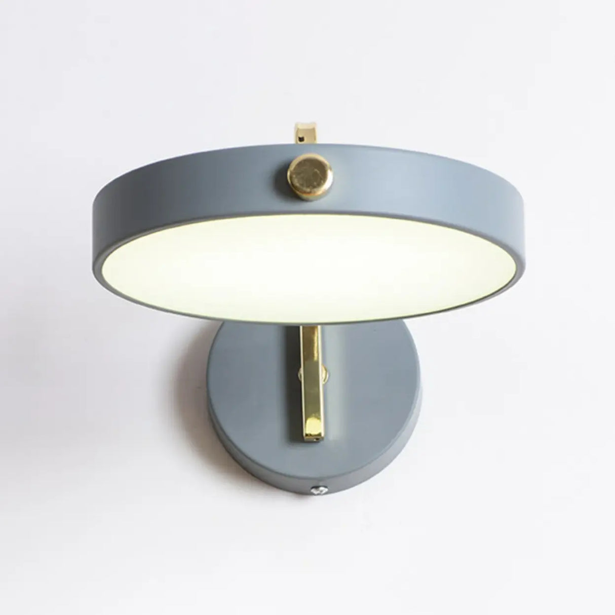 Contemporary Adjustable Round Metal LED Wall Sconce Image - 15