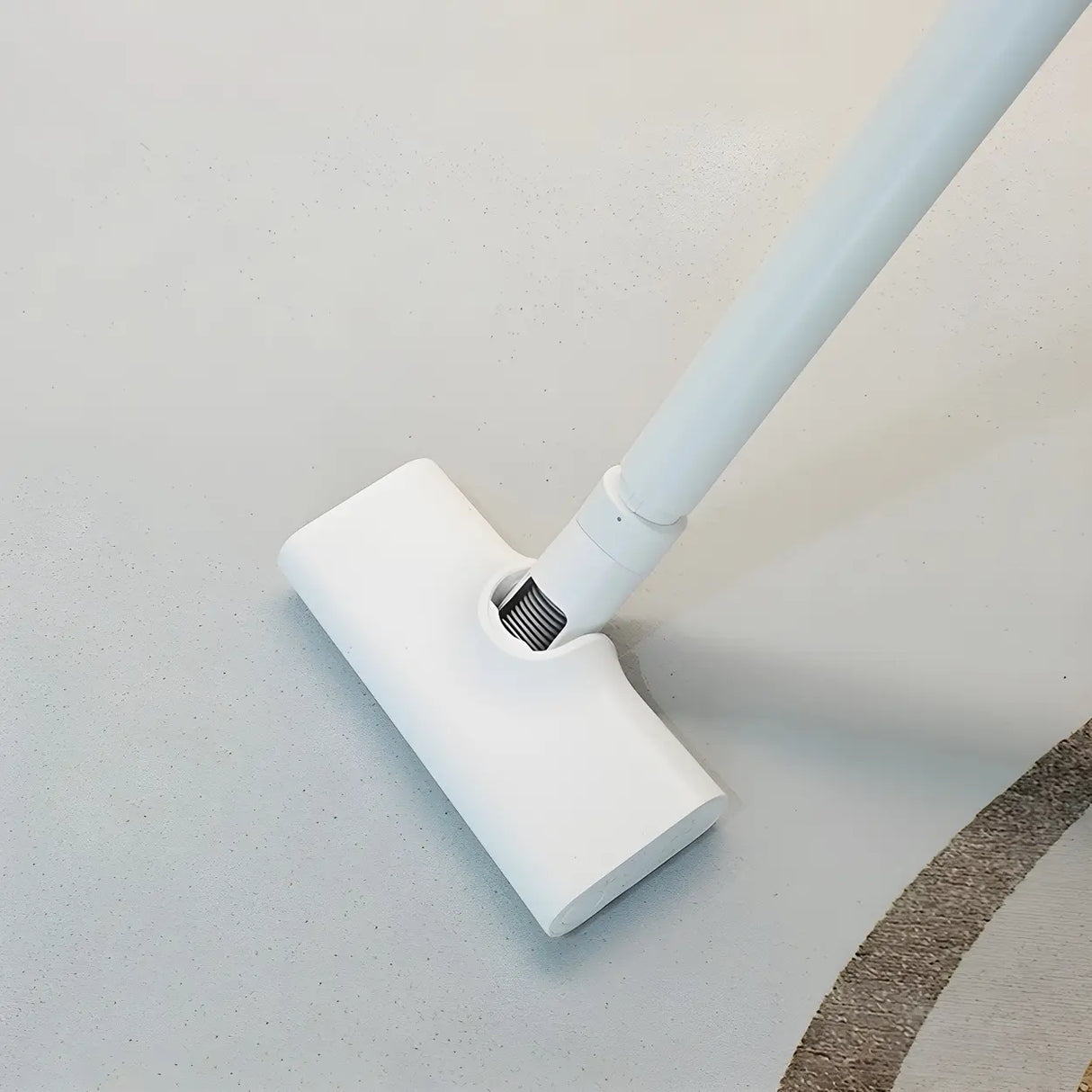 Contemporary Black Checkered Polyester Area Rug Image - 6