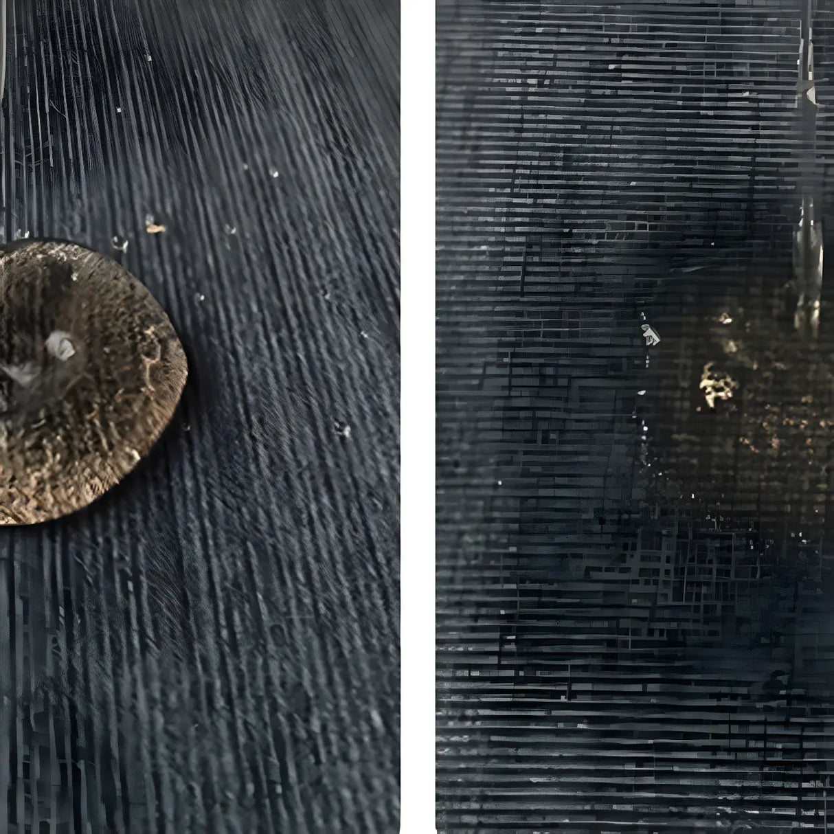 Contemporary Black Checkered Polyester Area Rug Image - 7