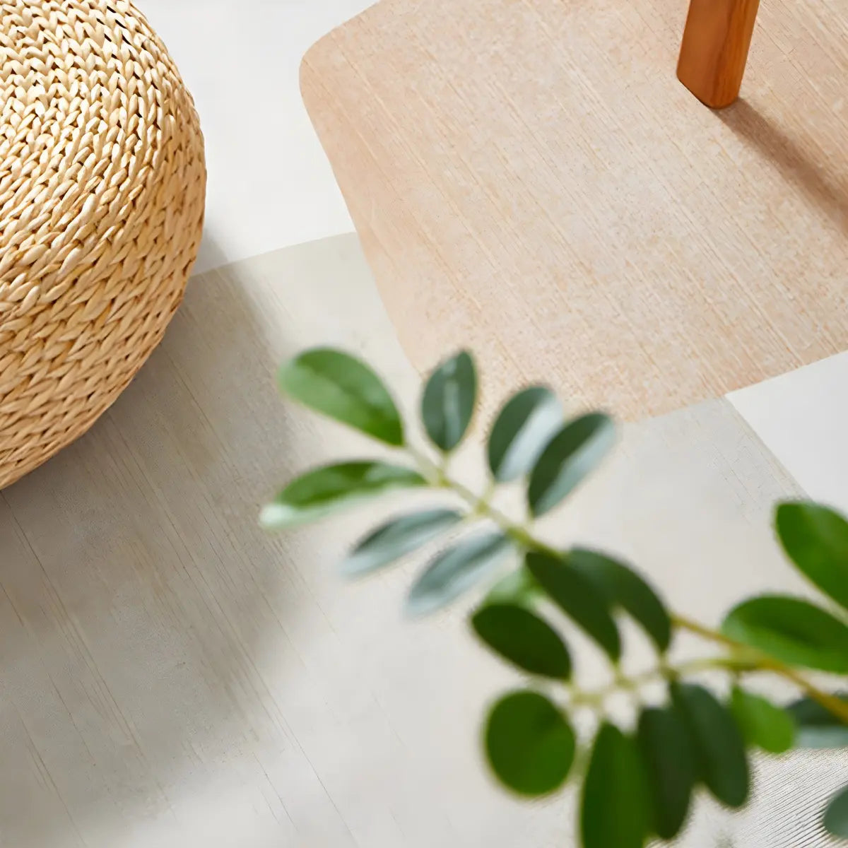 Contemporary Color Block Polyester Morandi Area Rug Image - 14