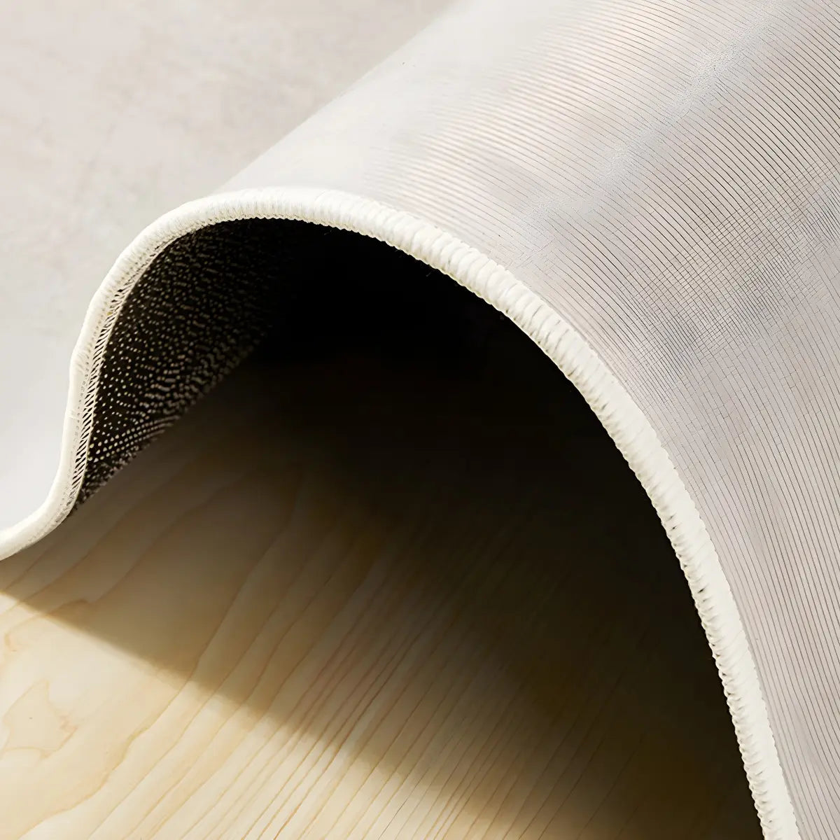 Contemporary Color Block Polyester Morandi Area Rug Image - 17