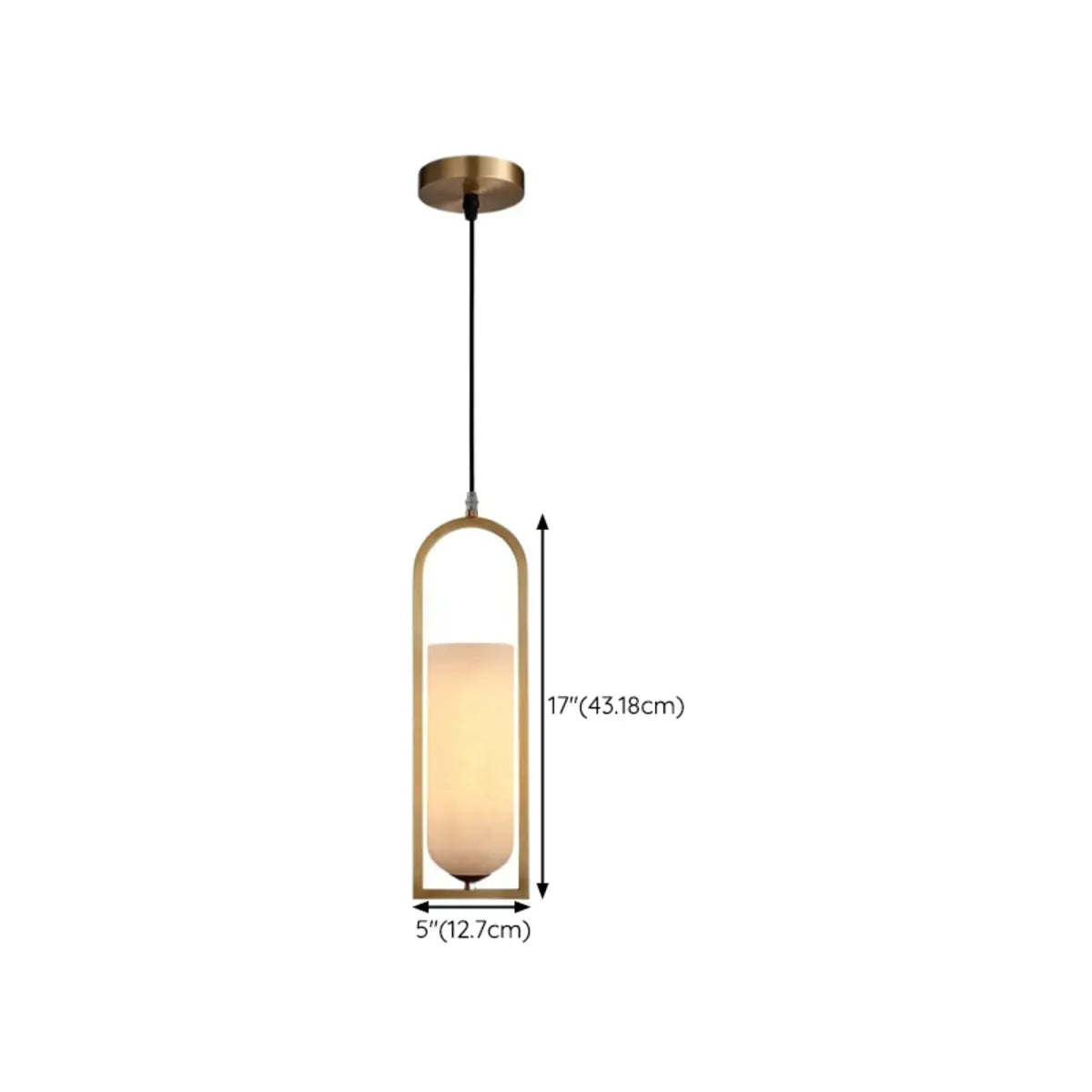 Contemporary Cylinder Alabaster Dining Room Pendant Light
