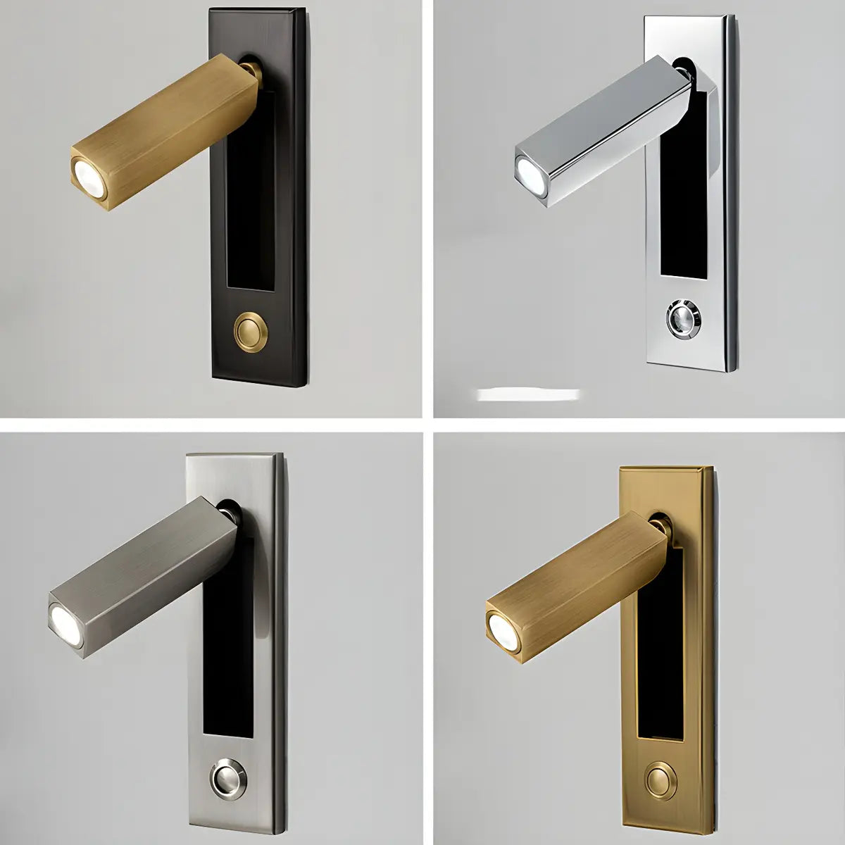 Contemporary Cylindrical Adjustable Reading Wall Light Image - 15