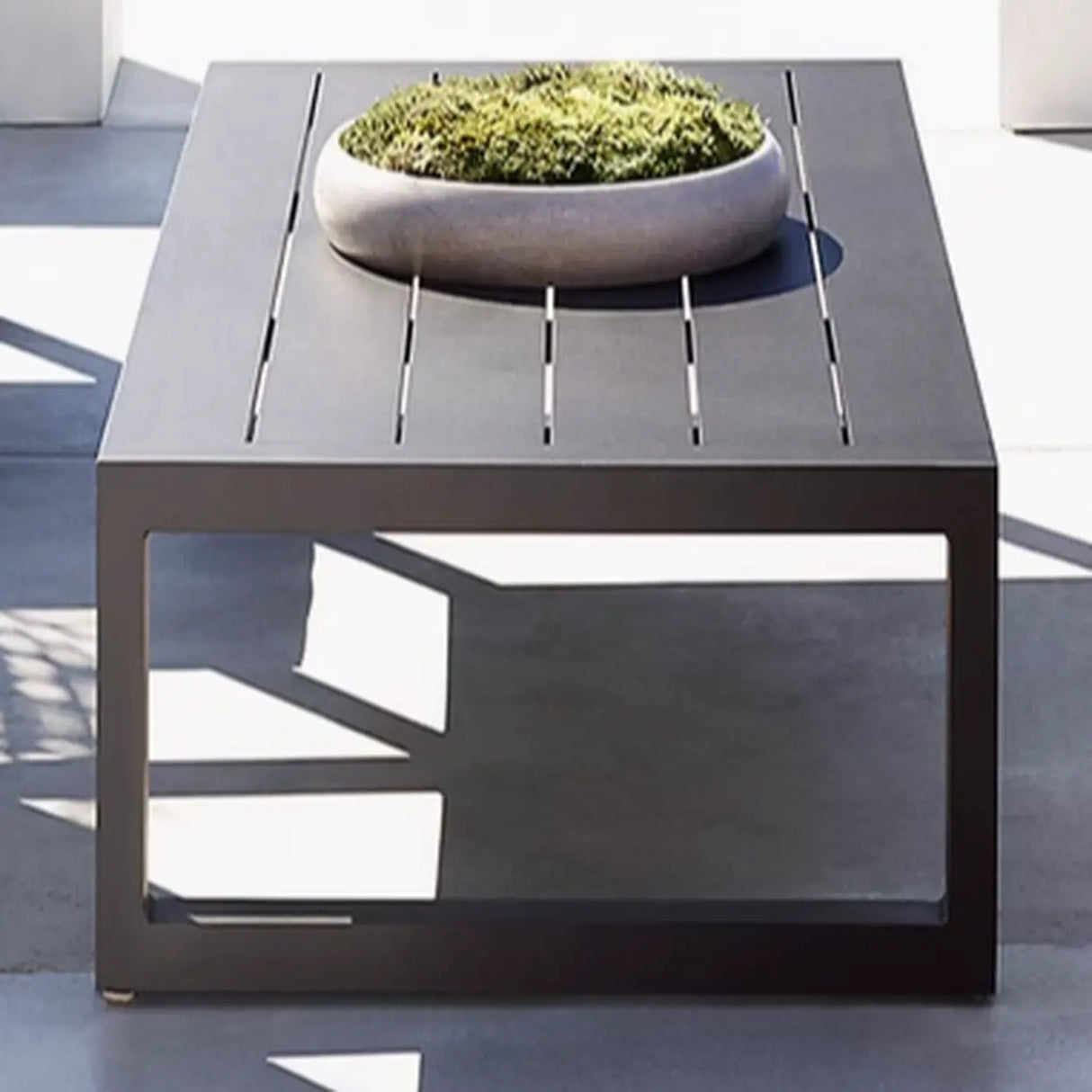 Contemporary Fade Resistant Metal Beige Outdoor Patio Set Image - 11